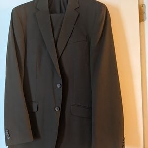 Kenneth Cole suit gray with stripes